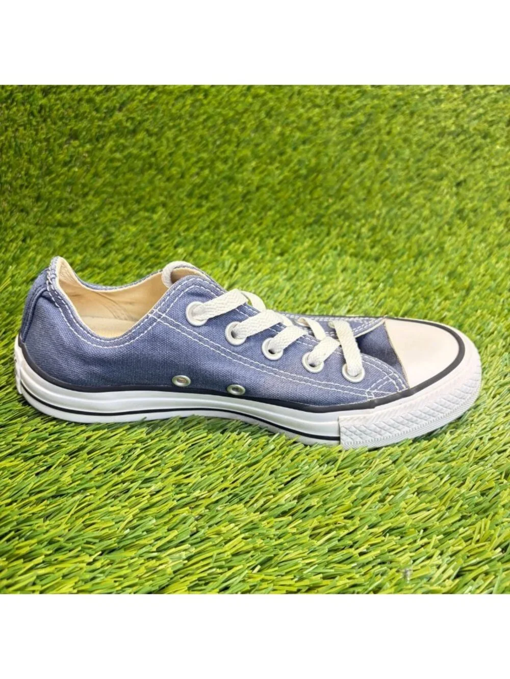 Converse Chuck Taylor All Star Low Womens Size 5 Blue Athletic Shoes Sneakers
